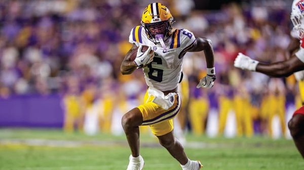 Former LSU wide receiver Barion Brown has flashed as a returner and pass catcher early in Saints training…