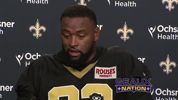 Davon Godchaux, the former LSU defensive tackle now entering year two with the Saints, said he's most…