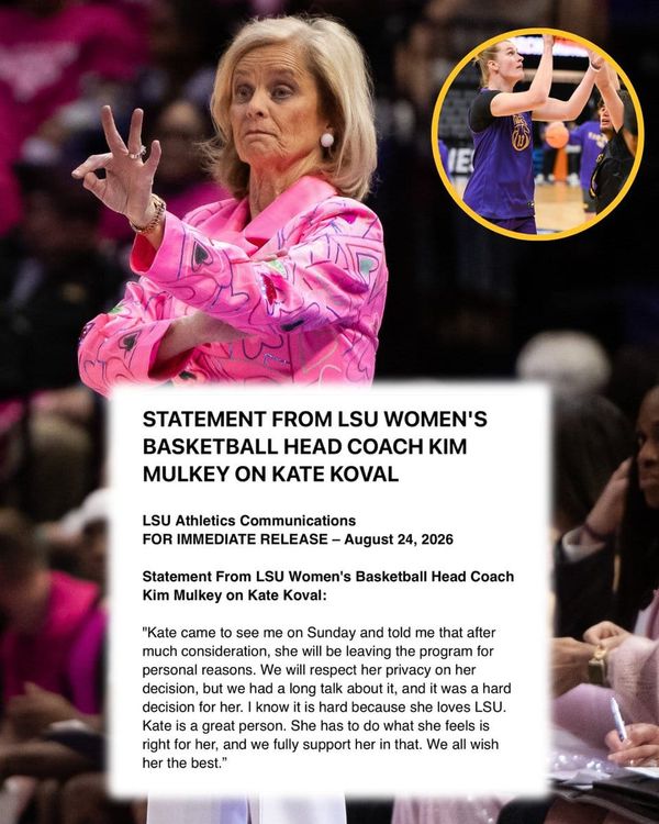 Kate Koval, LSU women's basketball's 6-foot-5 center who averaged 8.3 points and 6.3 rebounds last season,…