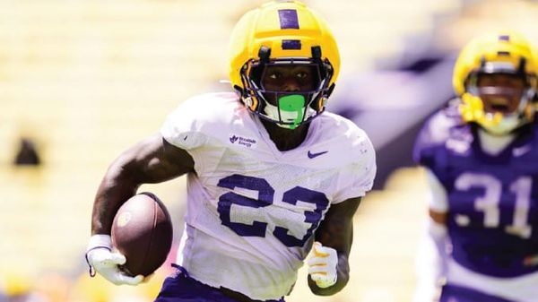 Tiger Rag calls UCF transfer RB Stacy Gage LSU’s August surprise and junior Caden Durham the disappointment,…