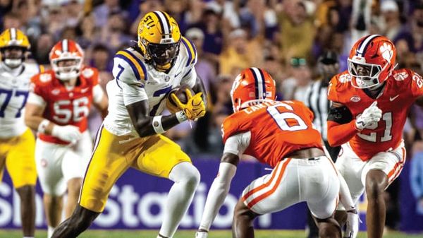 AP path: No. 8 LSU, No. 9 Ole Miss (Sep 19, ABC), No. 10 Texas A&M (Sep 26, Death Valley). One non-P4 tune-up first. Kiffin’s return to Oxford just got louder. (Tiger Rag / AP)