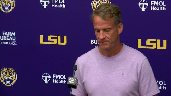 VIDEO: Kiffin to LSU fans ahead of La Tech — ‘Come here, start drinking at 7 a.m. Whatever you did last week, do it again.’ Kick 6:30 CT Death Valley. Prefer native. (LA First News / @John_Walton_)