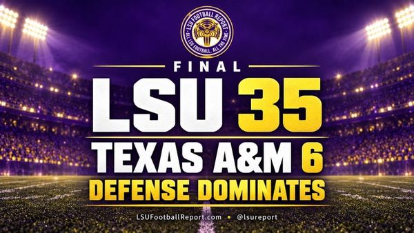 FINAL: No. 10 LSU thumps No. 23 Texas A&M 35-6 in Death Valley