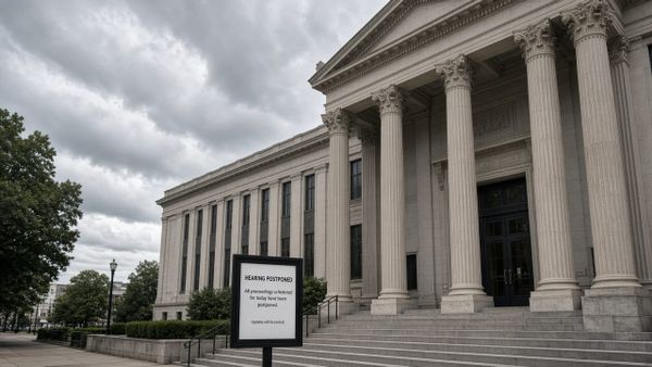 SEC’s federal hearing vs LSU in Birmingham? Postponed. Same day the expulsion vote got walked back. Court track and conference track both cooled overnight. (AP)