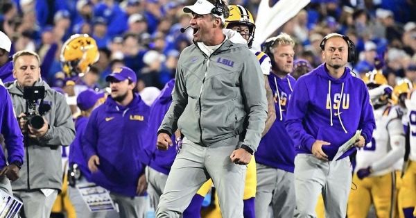 Kiffin says the SEC’s ninth conference game is costing teams in the rankings, and points to Auburn, unranked after winning at Georgia