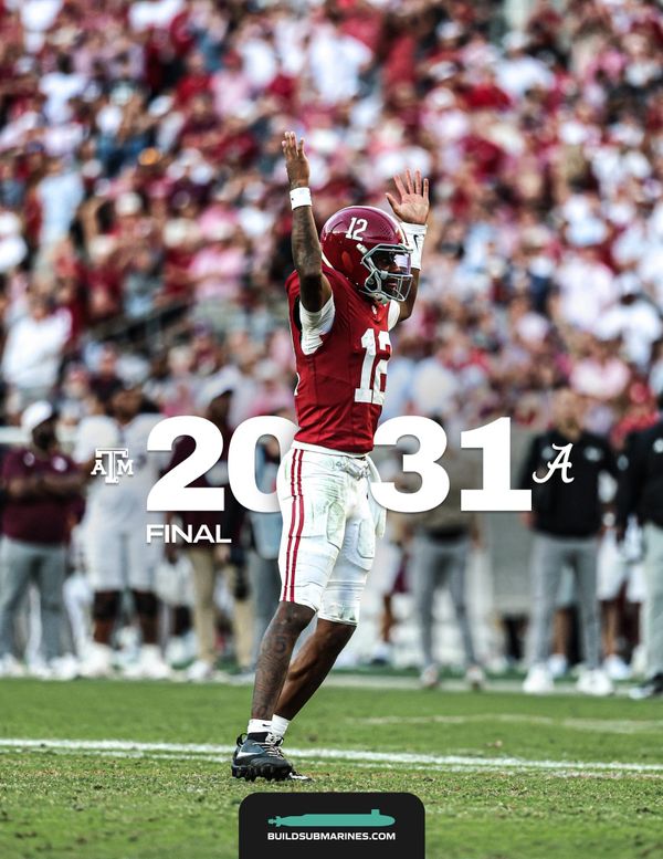 Next up for LSU: Alabama rallies past Texas A&M 31-20 and heads to Death Valley on Nov. 7