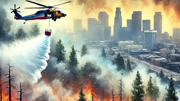 Ever hear of the Sunset fire in LA? Nope? That's because it never had a chance.