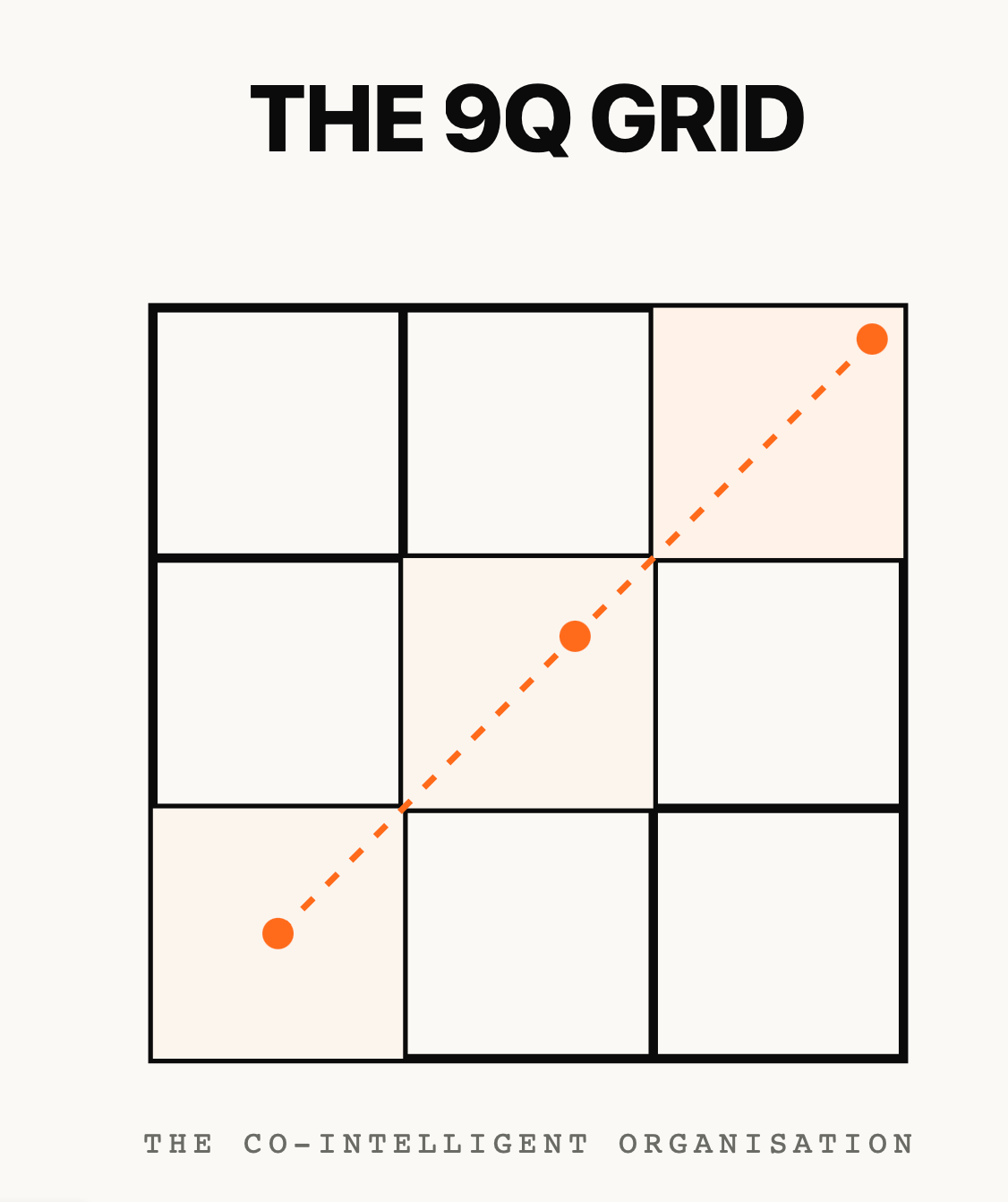 The 9Q Grid -- Strategy Canvas for the Co-Intelligent Organisation