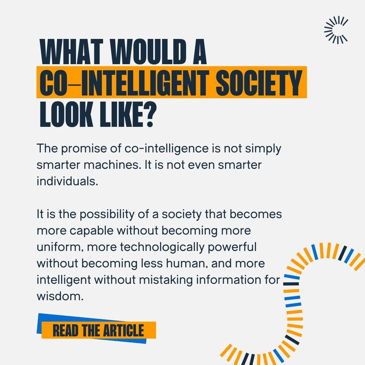 Co-Intelligence: The Future of Intelligence Is Collective