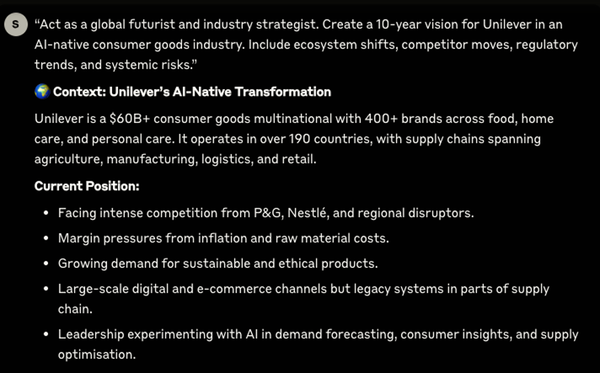 Strategic Intelligence as Code : Rhythm Engineering and UniLever Case Study