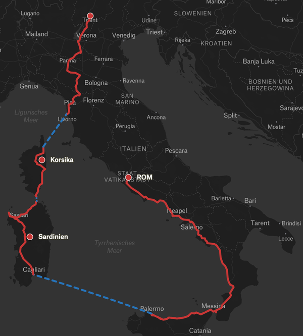 Italien Bikepacking