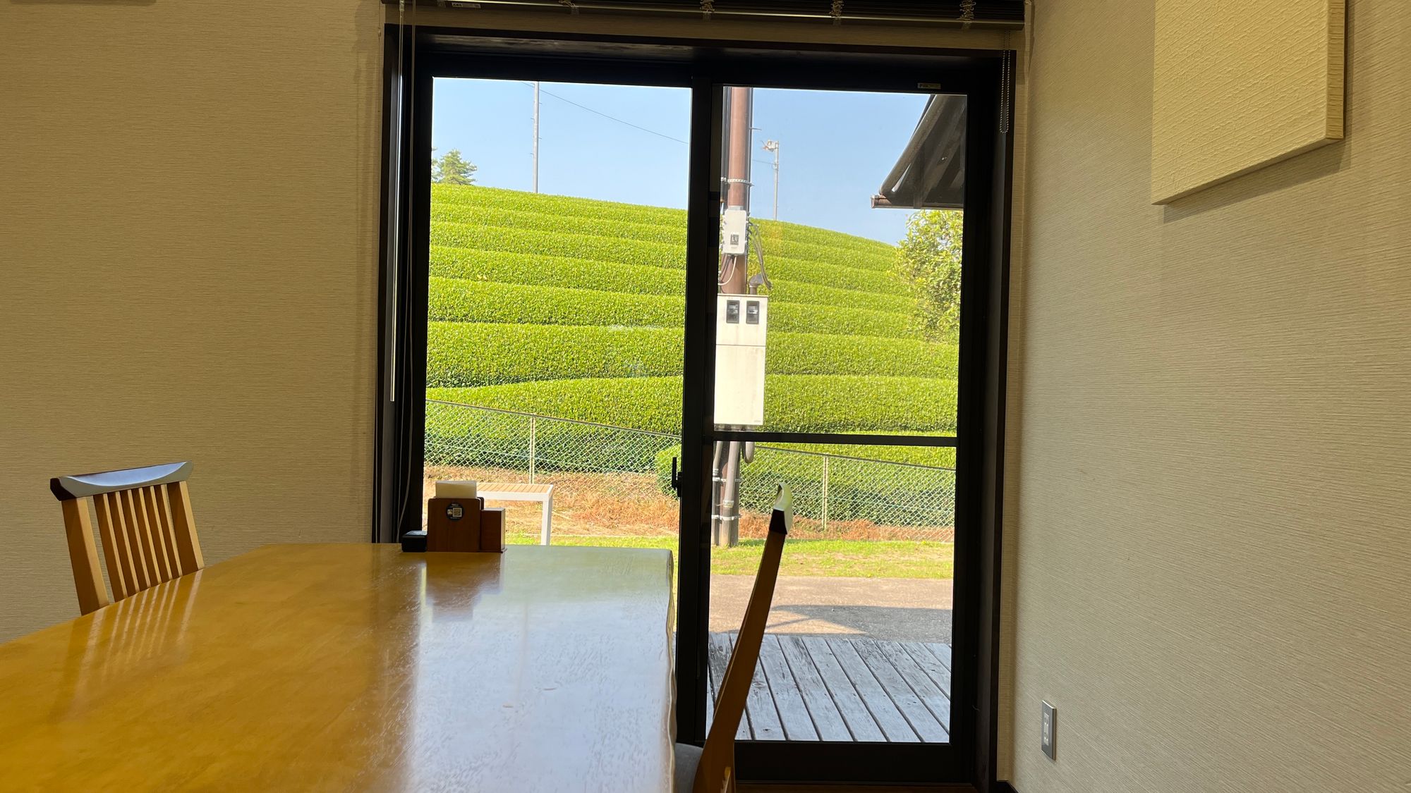 The view from the mess hall.