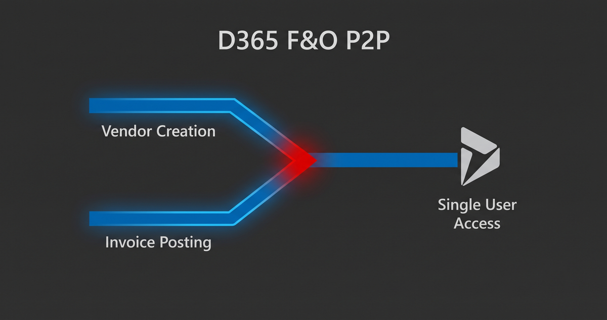 How to Resolve the Classic D365 F&O P2P SoD Conflict — Vendor Creation vs Invoice Posting