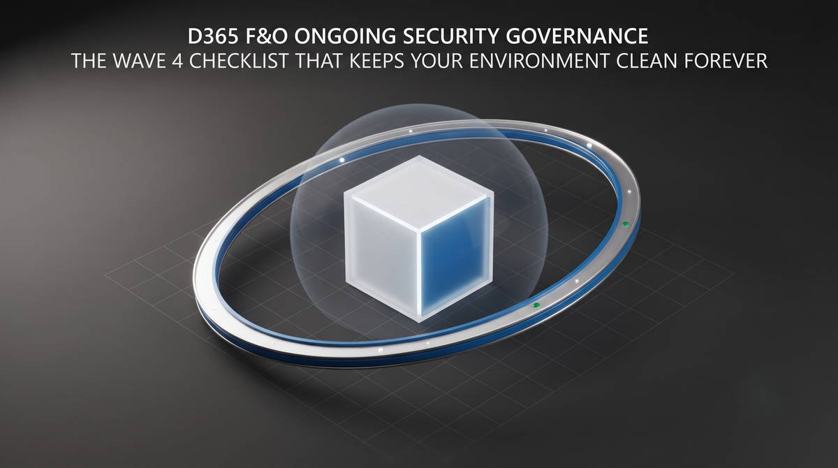D365 F&O Ongoing Security Governance — The Wave 4 Checklist That Keeps Your Environment Clean Forever