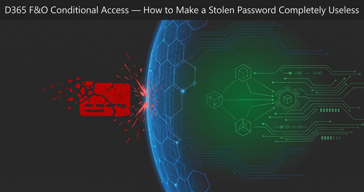 D365 F&O Conditional Access — How to Make a Stolen Password Completely Useless