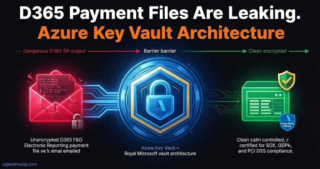 D365 F&O Payment Files Are Leaking — Fix It With Azure Key Vault