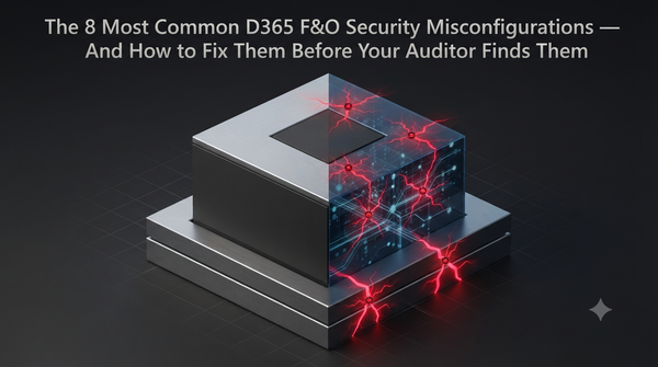The 8 Most Common D365 F&O Security Misconfigurations — And How to Fix Them Before Your Auditor Finds Them