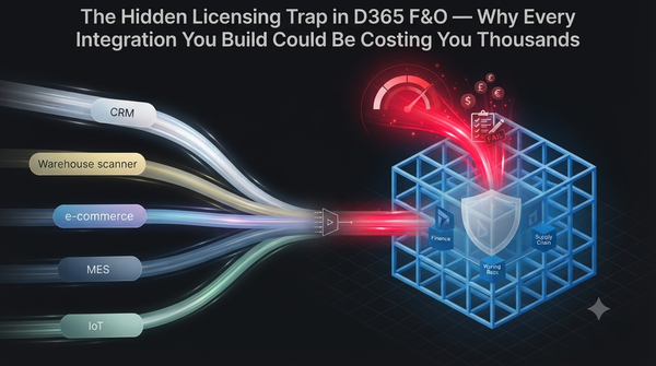 The Hidden Licensing Trap in D365 F&O — Why Every Integration You Build Could Be Costing You Thousands