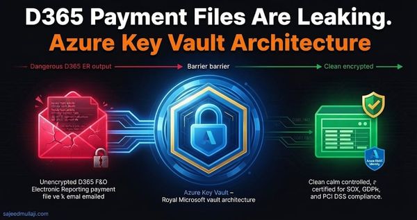 D365 F&O Payment Files Are Leaking — Fix It With Azure Key Vault