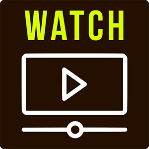 An icon that shows the word "Watch" above a box with a play arrow button in it. Below the box is a representation of a video progress bar.