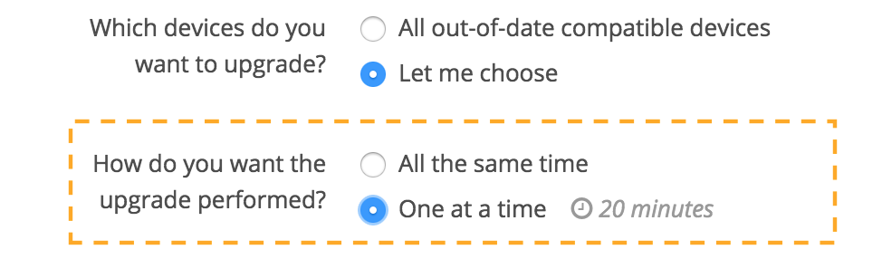 Rolling Firmware Upgrade