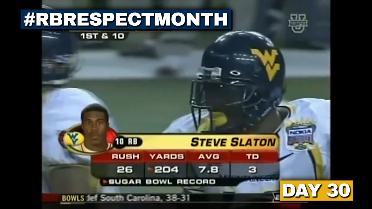 RB Respect Month Vol. 2, Day 30: Steve Slaton introduces himself to America (2006 Sugar Bowl)