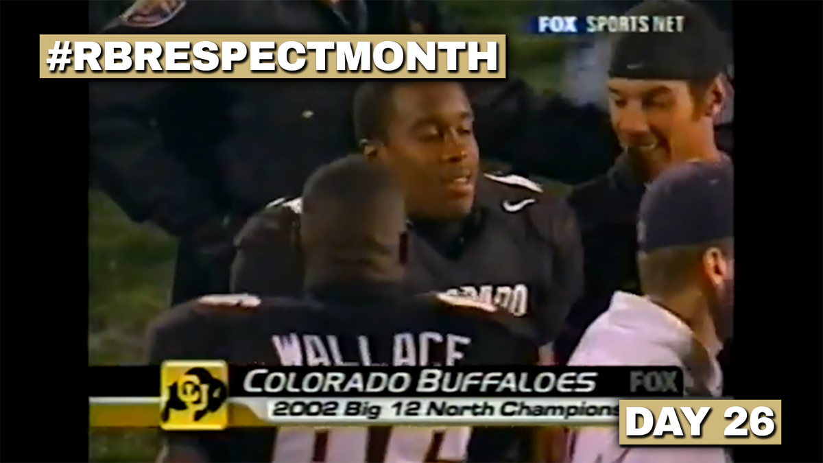 RB Respect Month Vol. 2, Day 26: Chris Brown and Bobby Purify lock up the Big 12 North for Colorado (again) (2002)