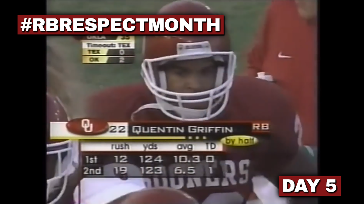RB Respect Month Vol. 3, Day Five: Quentin Griffin: Longhorn Killer (2002)