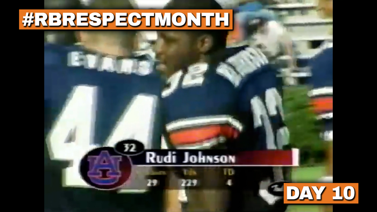 RB Respect Month Vol. 3, Day Ten: Rudi Johnson runs roughshod on Louisiana Tech (2000)