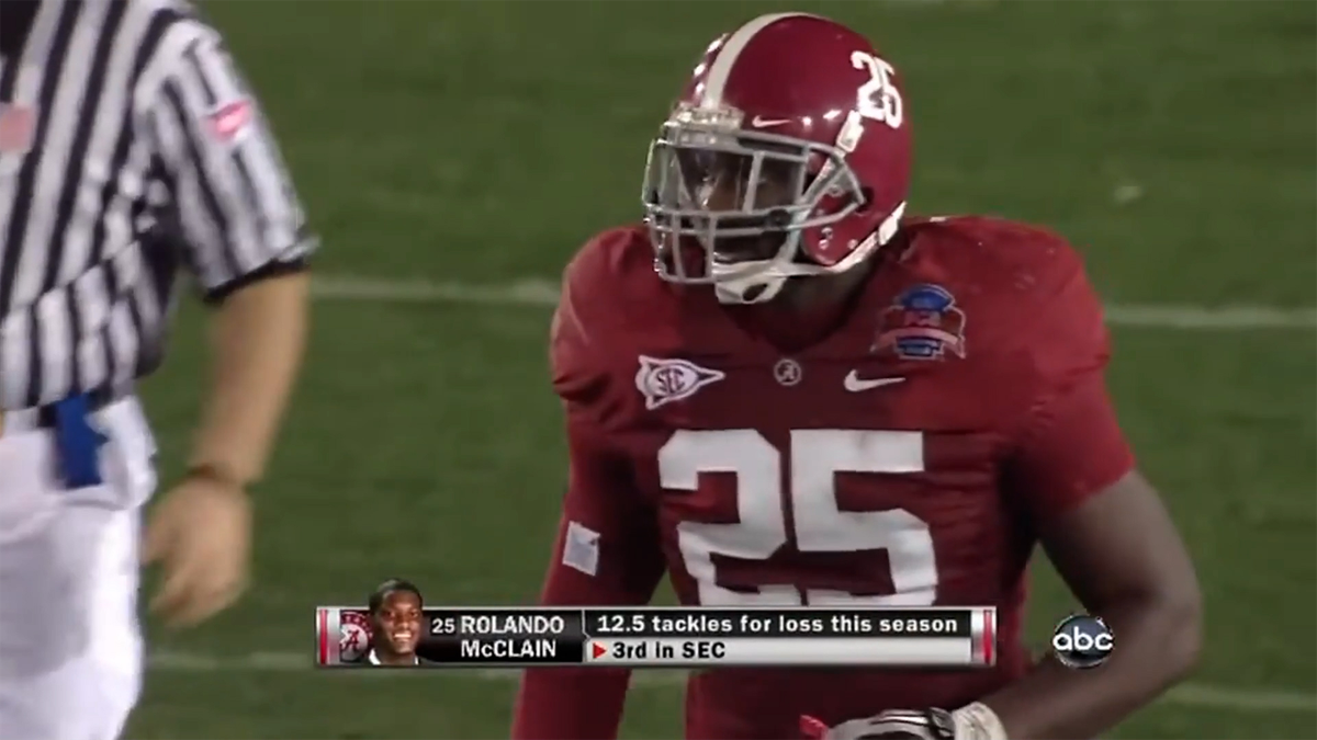 Video: Rolando McClain's dominant Alabama highlights