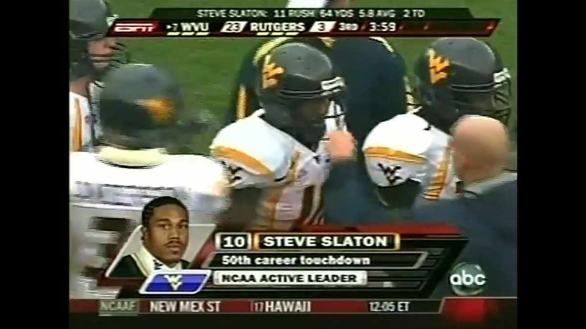 Video: Every touchdown Steve Slaton scored at West Virginia