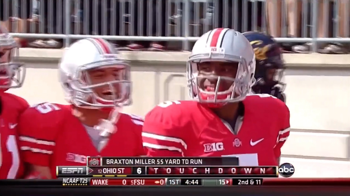 Braxton Miller's touchdowns at Ohio State tell the story of an incredible career