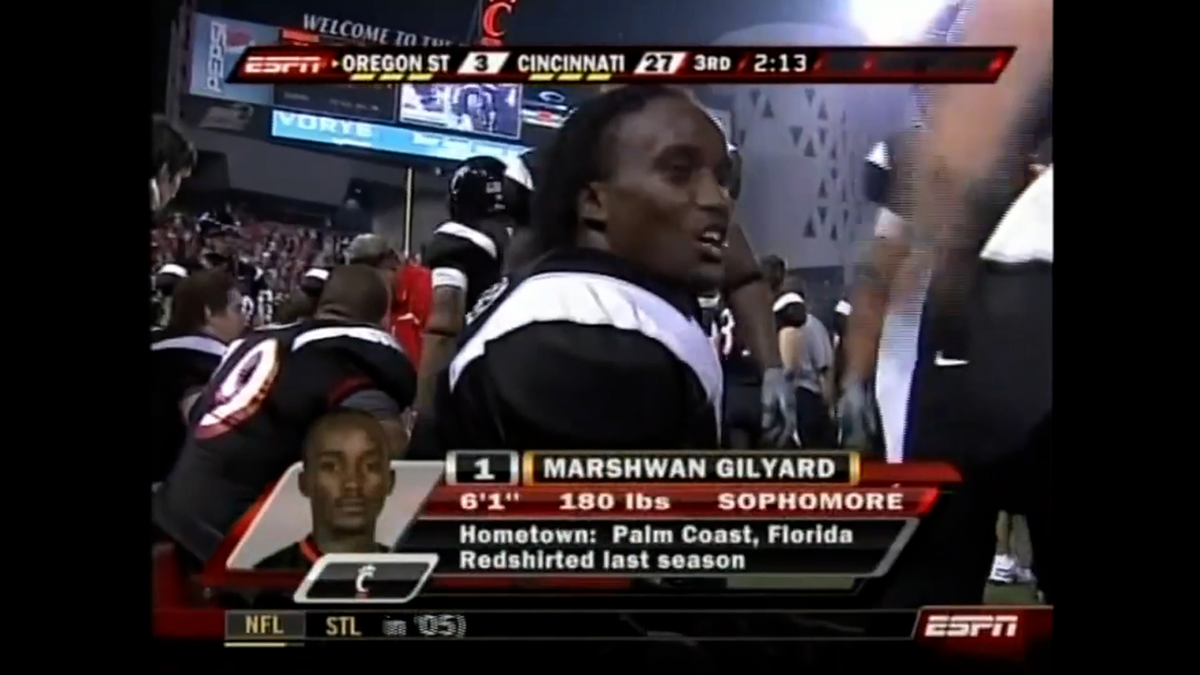 Mardy Gilyard was the truth at Cincinnati