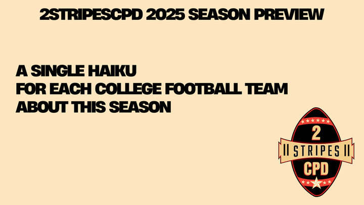 Previewing the 2025 college football season with haikus for every team