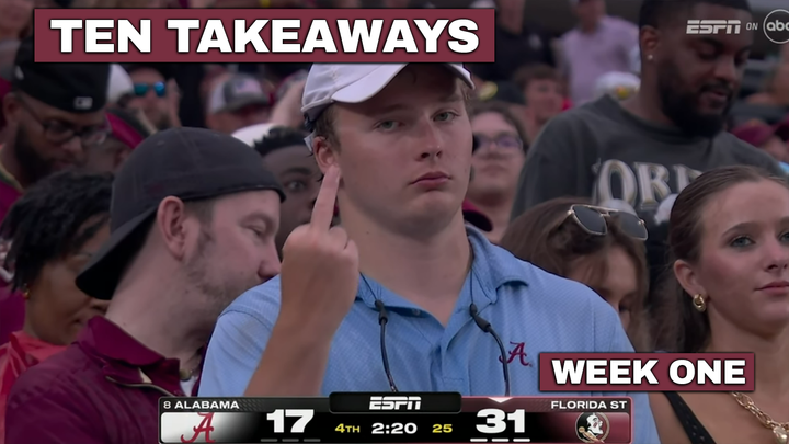 Ten Takeaways: Week One