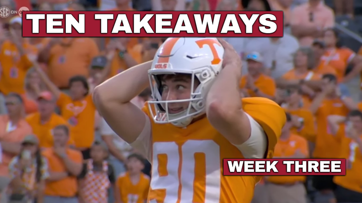 Ten Takeaways: Week Three