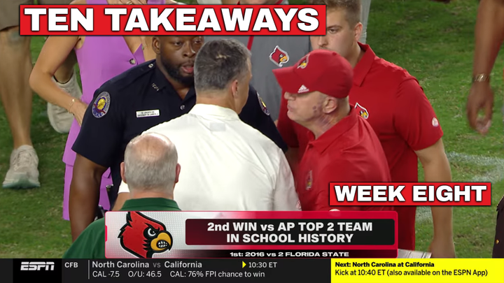 Ten Takeaways: Week Eight
