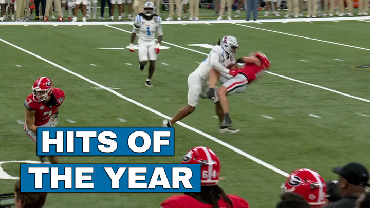 Video: College Football Hits of the Year