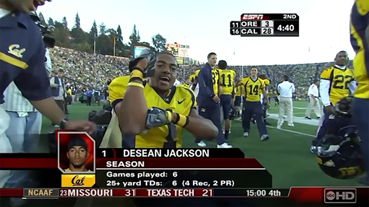 Video: Every touchdown DeSean Jackson scored at Cal
