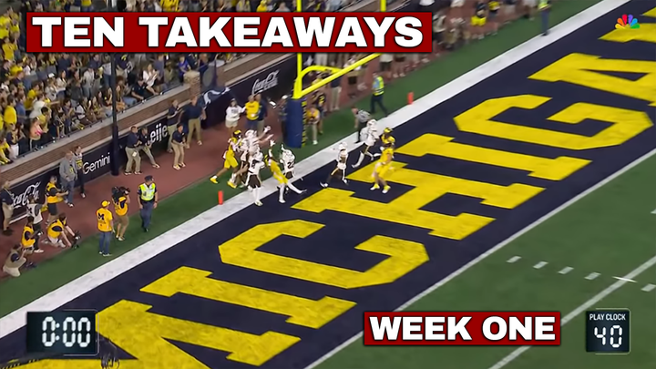Ten Takeaways: Week One