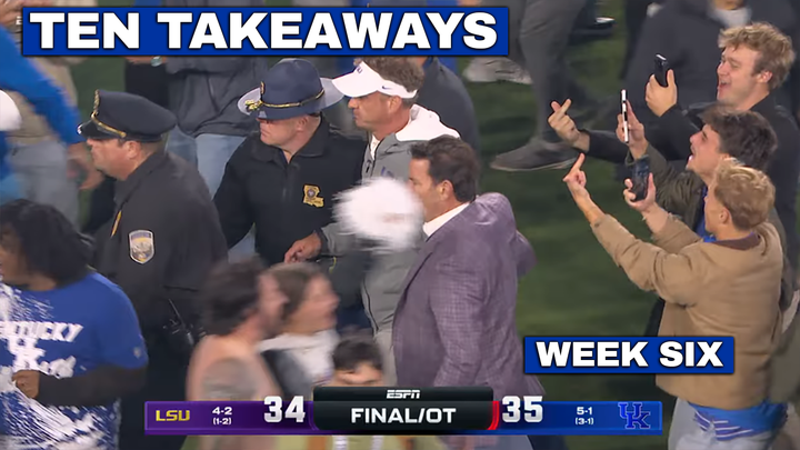 Ten Takeaways: Week Six