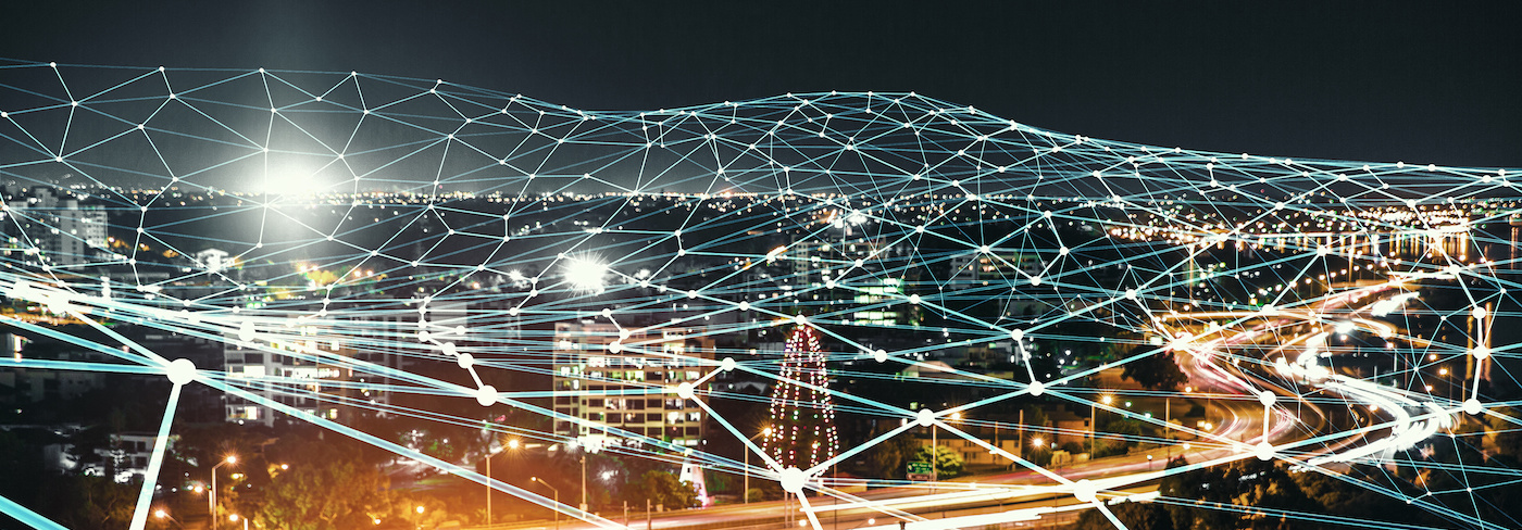 Bluetooth mesh network in a cityscape