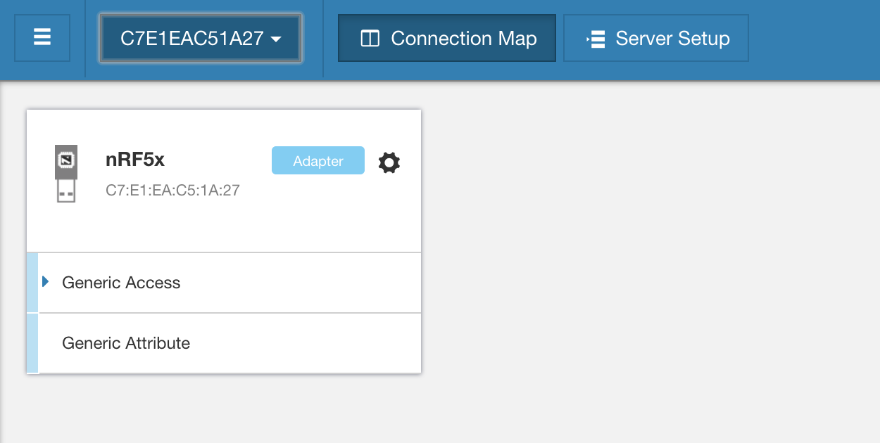Connected to USB Dongle