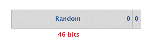 Random Private Non-Resolvable Address format