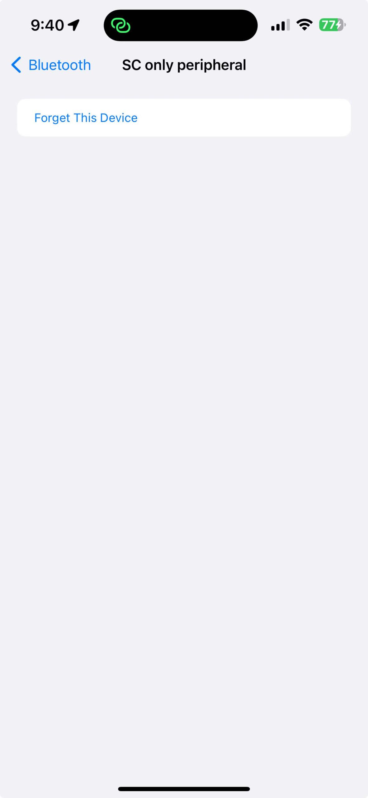 Forget This Device to remove Bluetooth LE Bond