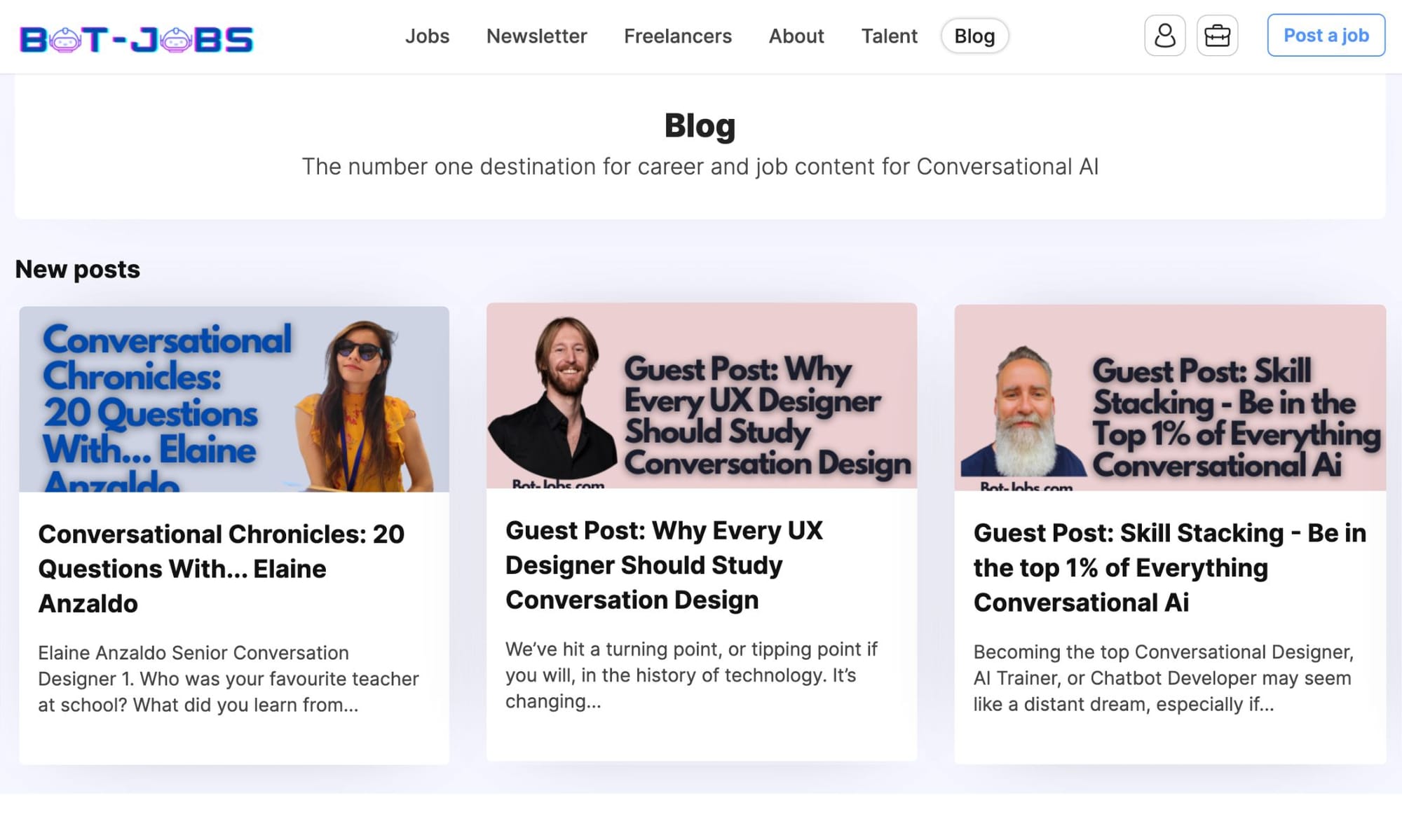 AI focused job board blog as example to Drive Traffic To Your Job Board With A Blog