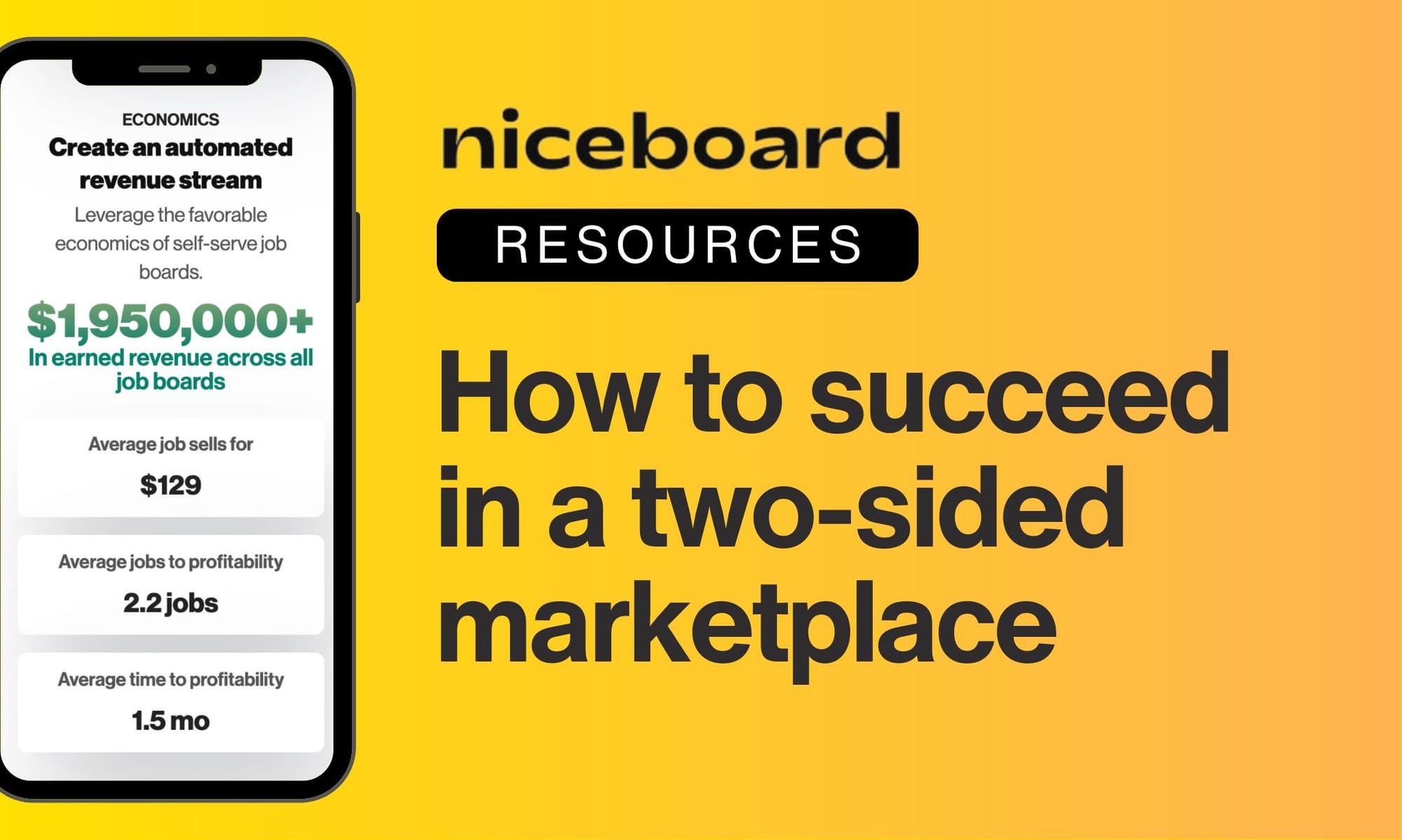 Two-Sided Marketplace Business Model: The Case of Job Boards image