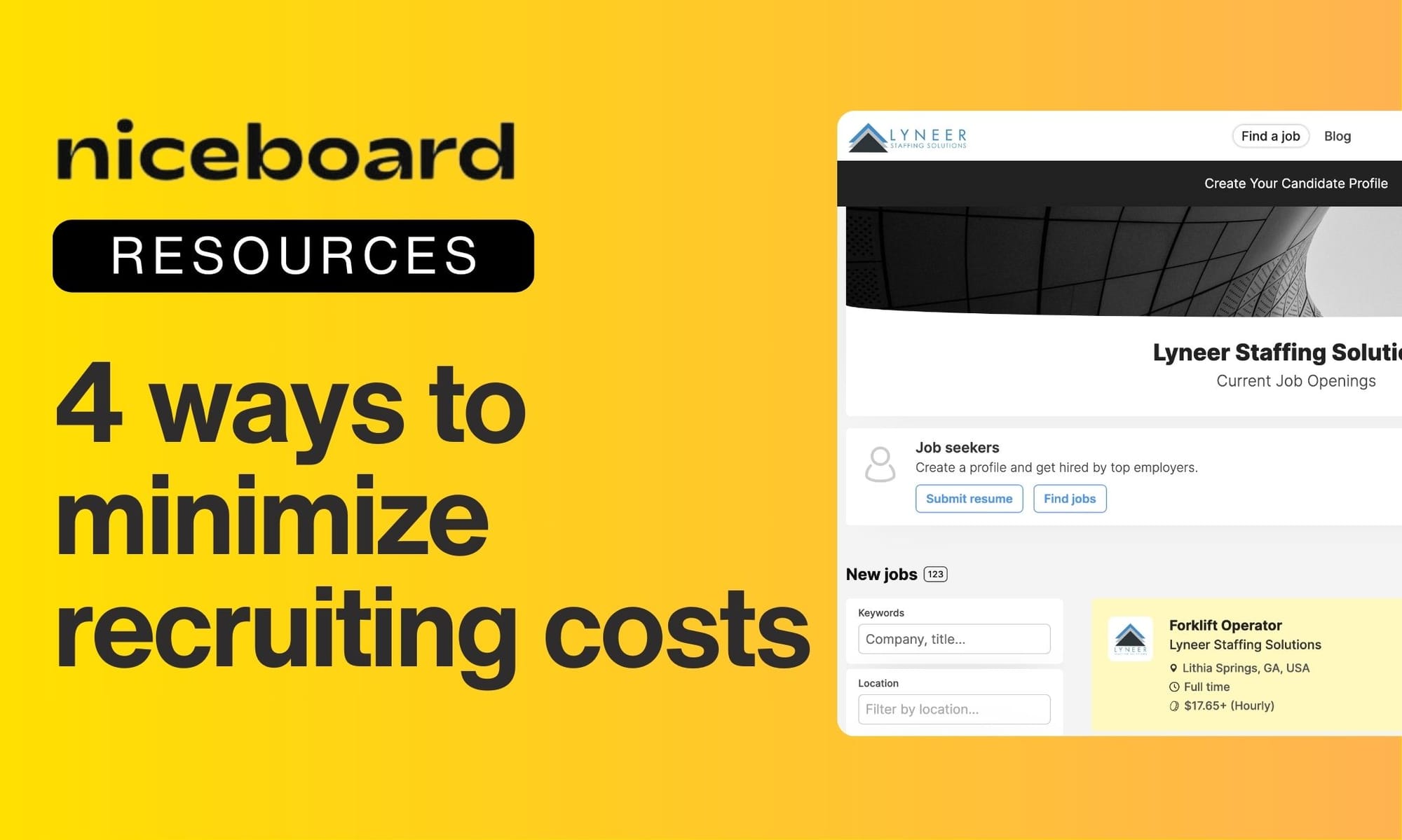 How to Cut Recruiting Costs for Your Staffing Agency with a Job Board image