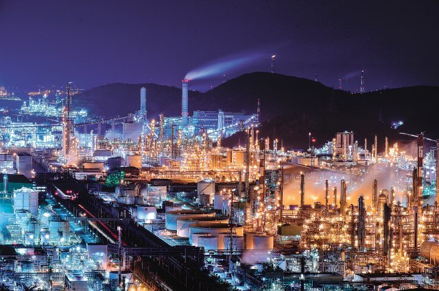 동북아 석유화학산업 허브인 전남 여수국가산업단지