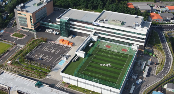 고초대졸닷컴 삼성전자 협력사 제우스 전경